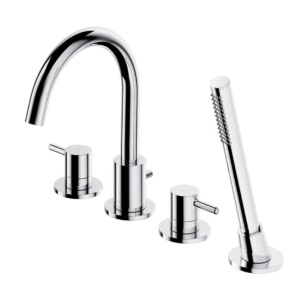 Omnires Y bateria wannowa 4-otworowa chrom