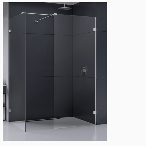 New Trendy Eventa walk-in 160*100*200 szkło przezroczyste chrom
