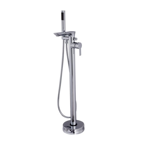 Invena Glamour bateria wannowa wolnostojąca chrom