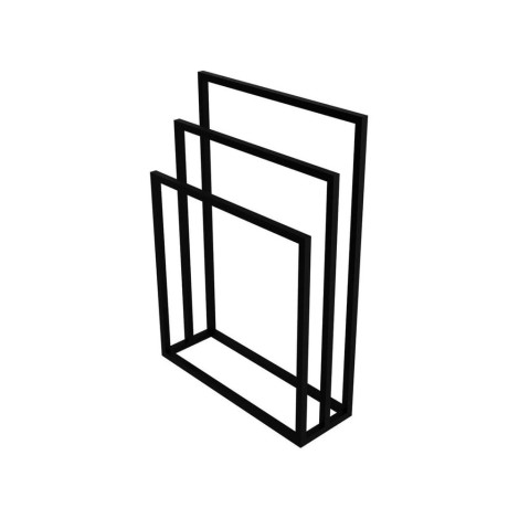 Lavita Halmahera stojak na ręcznik 85x60 czarny