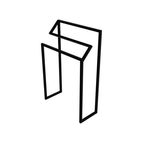 Lavita Sumbawa stojak na ręcznik 90x60 czarny