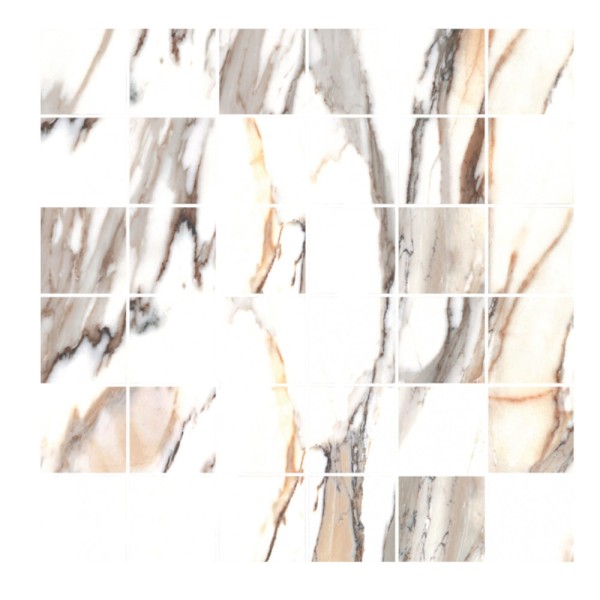 Cerrad Calacatta Gold płytka gresowa mozaika 29,7x29,7 cm