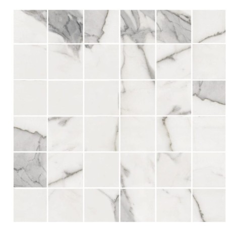 Cerrad Calacatta White płytka gresowa mozaika 29,7x29,7 cm