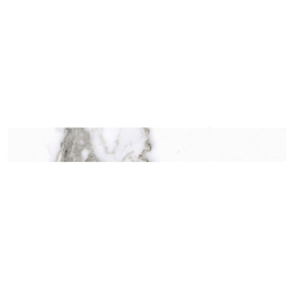 Cerrad Calacatta White połysk płytka gresowa cokół 59,7x8x0,8 cm