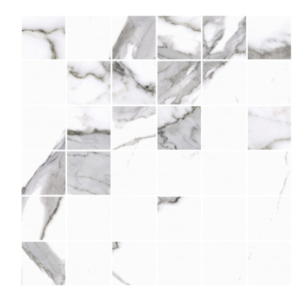 Cerrad Calacatta White połysk płytka gresowa mozaika 29,7x29,7 cm