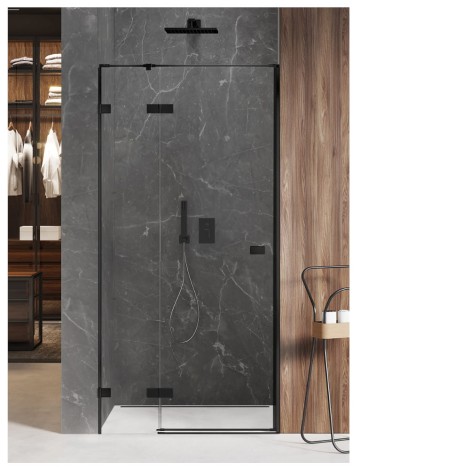 New Trendy Avexa black drzwi wnękowe lewe 80x200 cm