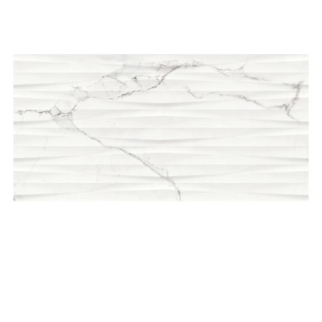 Opoczno Ginevra white struktura glossy płytka ścienna 29,8x59,8 cm