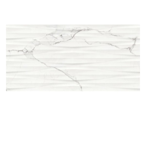 Opoczno Ginevra white struktura glossy płytka ścienna 29,8x59,8 cm