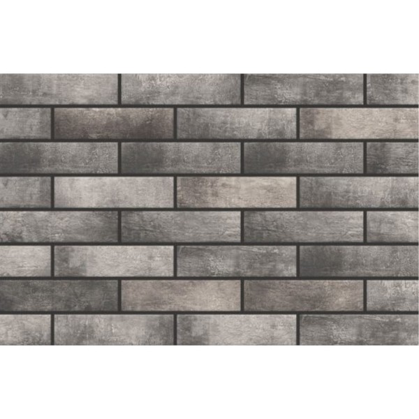 Cerrad Loft Brick pepper klinkier elewacja 245x65x8