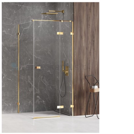 New Trendy Avexa gold shine kwadratowa prawa 100x100x200 cm