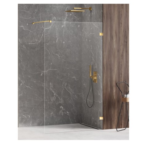 New Trendy Avexa Gold kalbina walk-in 110x200cm