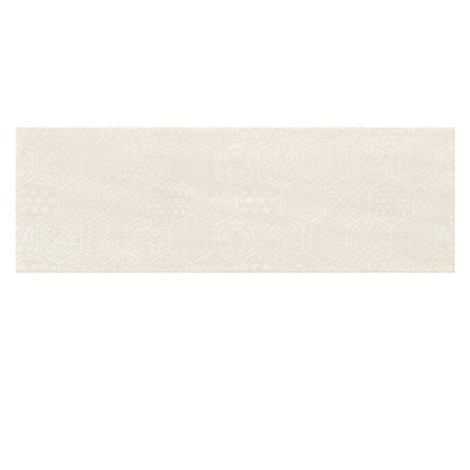 Cersanit Bantu cream heksagon inserto glossy płytka ścienna 20x60cm