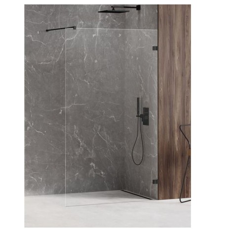 New Trendy Avexa black walk-in 90x200 cm