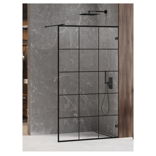 New Trendy Avexa Black walk-in kratka 80x200cm