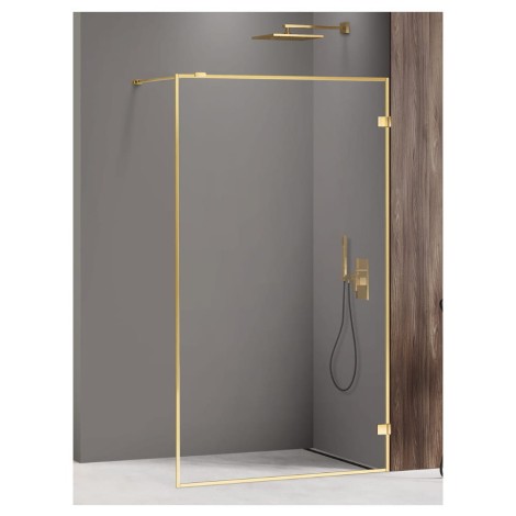 New Trendy Avexa kabina walk-in gold shine 120x200 cm