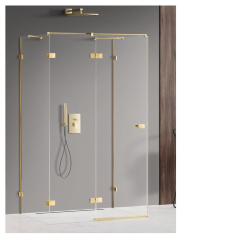 New Trendy Avexa gold shine przyścienna lewa 100x90x200 cm