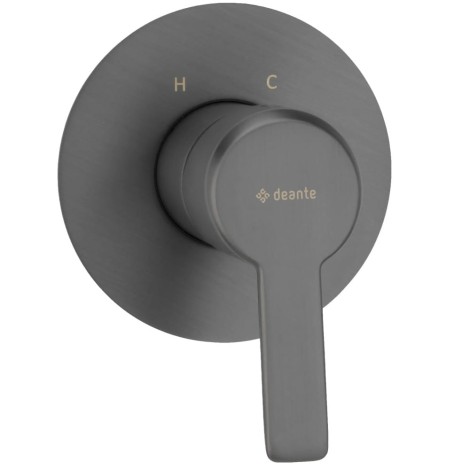 Deante Arnika bateria natryskowa podtynkowa bez przełącznika natrysku titanium