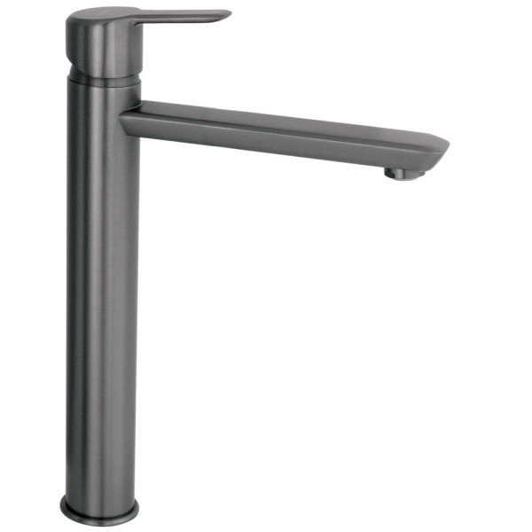 Deante Arnika bateria umywalkowa wysoka titanium