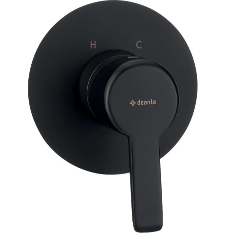 Deante Arnika bateria natryskowa podtynkowa bez przełącznika natrysku czarna