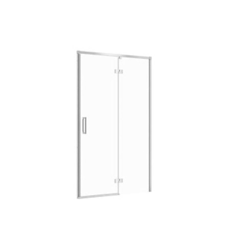 Cersanit Larga drzwi kabiny prysznicowej prawe szkło transparentne profil chrom 120x195