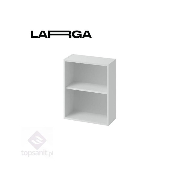 Cersanit Larga szafka otwarta modułowa dolna szara 44,4 cm