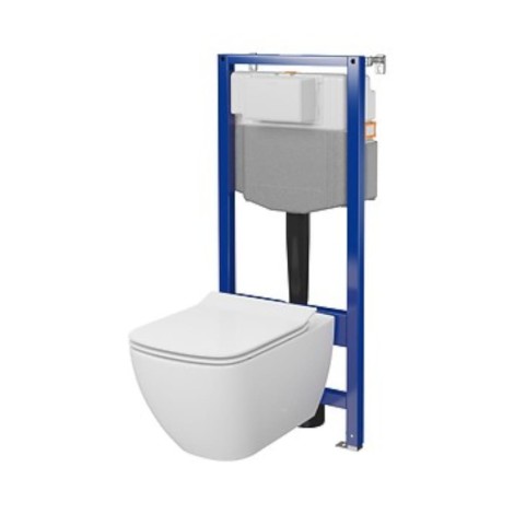 Cersanit Aqua 50  c26 stelaż wc z miską zawieszaną virgo i deską wolnoopadającą