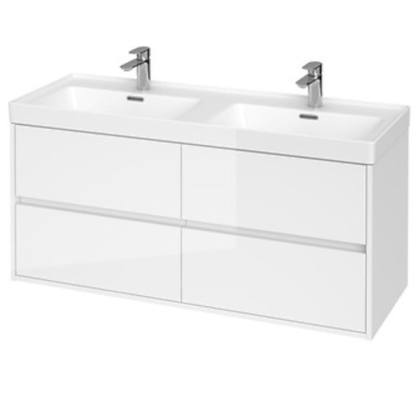 Cersanit Crea zestaw szafka 120cm + umywalka biała