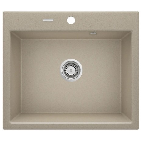 Deante Andante zlewozmywak granitowy 1-komorowy 60x52 piaskowy.