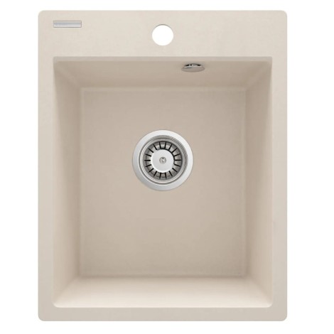 Deante Corio zlewozmywak granitowy 1-komorowy 40x50 beż.