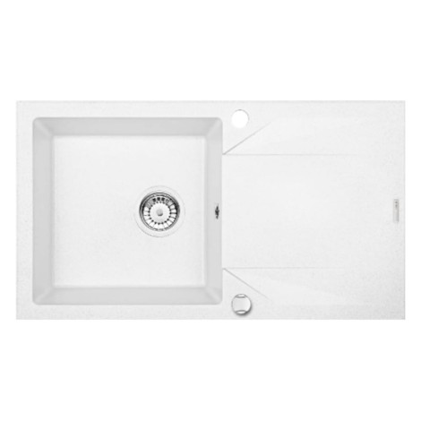 Deante Evora zlewozmywak granitowy 1-komorowy z ociekaczem 78,0x44,0x19,3 cm