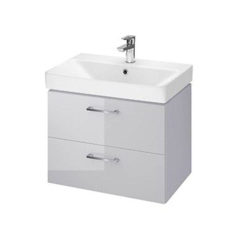 Cersanit Lara zestaw szafka 60cm + umywalka Mille szary