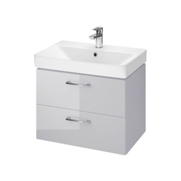Cersanit Lara zestaw szafka 60cm + umywalka Mille szary