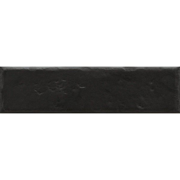 Cerrad Foggia Nero płytka klinkierowa elewacyjna 6,5x24,5