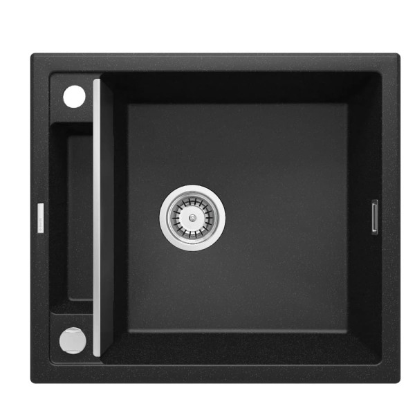 Deante Magnetic zlewozmywak granitowy magnetyczny 1-komorowy 56x50 grafit metalik.