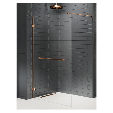New Trendy Avexa copper walk-in 110x200cm