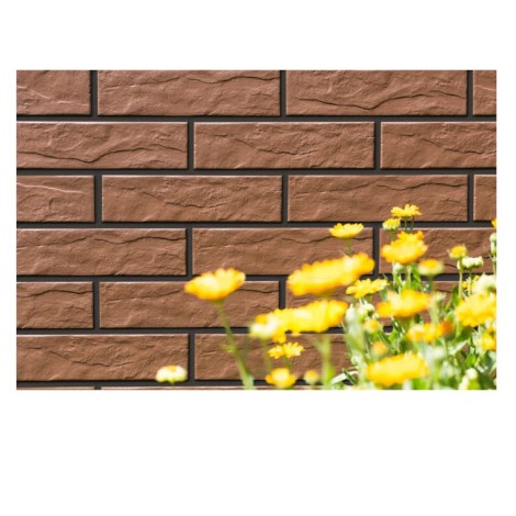 Cerrad Brąz klinkier szkliwiona płytka elewacyjna 24,5x6,5cm