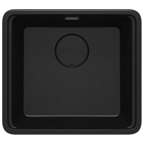 Deante Momi zlewozmywak granitowy 1-komorowy 50x45 nero