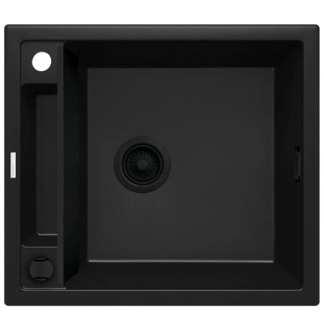 Deante Magnetic zlewozmywak granitowy magnetyczny 1-komorowy 56x50 nero