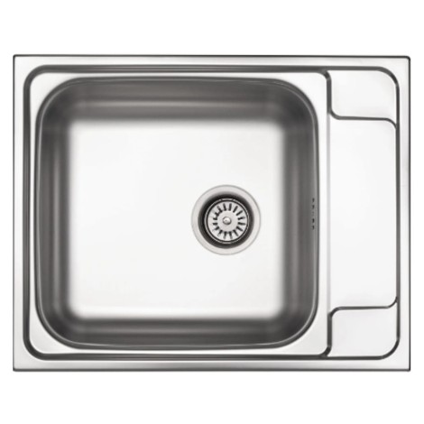 Deante Soul zlewozmywak stalowy 1-komorowy z ociekaczem  63,0x50,0x16,5 cm dekor.