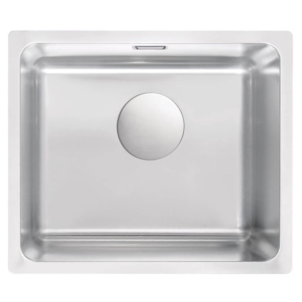 Deante Egeria zlewozmywak stalowy 1-komorowy 44x38 stal szczotkowana.