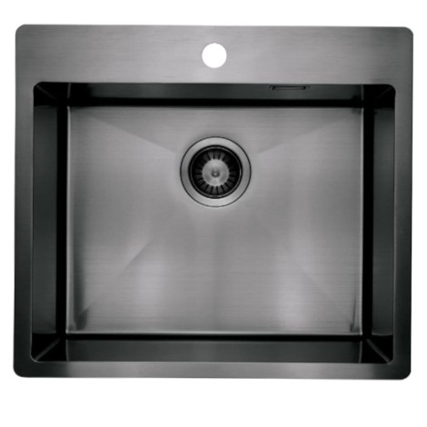 Deante Olfato Precious zlewozmywak stalowy 1-komorowy 55,0x50,5x20,0 cm titanium