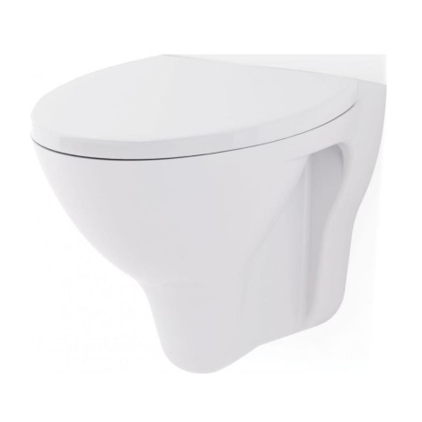 Cersanit Mito miska WC zawieszana z deską duroplastową biała