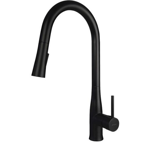 Deante Lukrecja bateria zlewozmywakowa z wyciaganą 2 -funkcyjną słuchawką  nero.