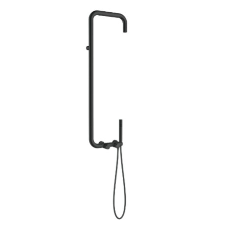 Deante Silia deszczownia z baterią natryskową nero