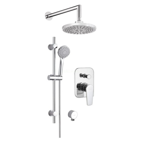 Deante Tubo zestaw prysznicowy podtynkowy chrom