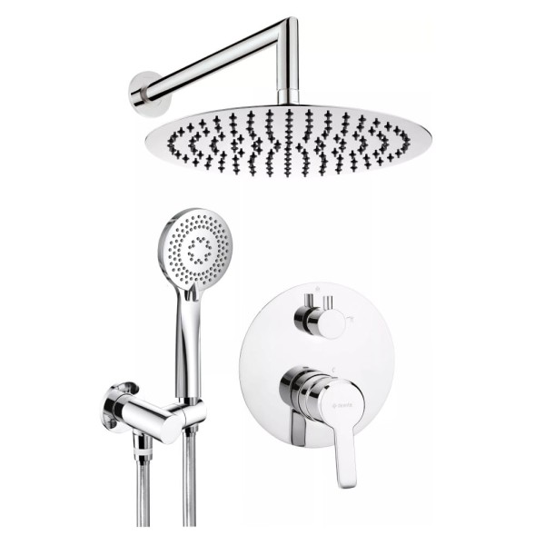 Deante Arnika zestaw prysznicowy podtynkowy chrom NAC 09QP