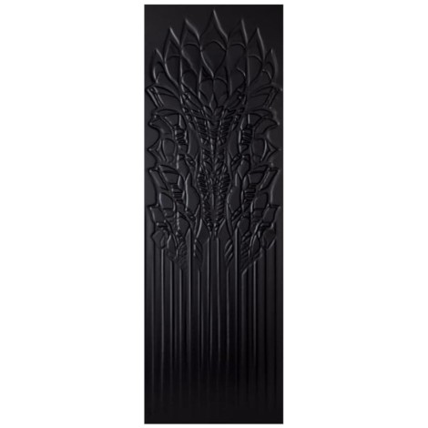 Paradyż Cold crown black struktura płytka ścienna 39,8 x 119,8 cm