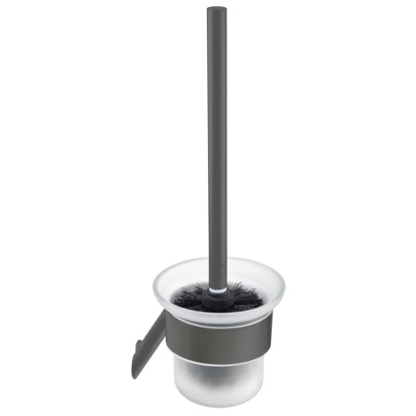 Deante Silia szczotka WC wisząca, titanium