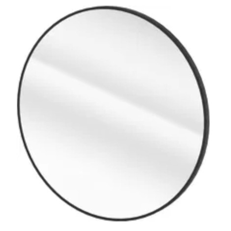 Deante Round lustro wiszące okrągłe fi60 w czarnej ramie