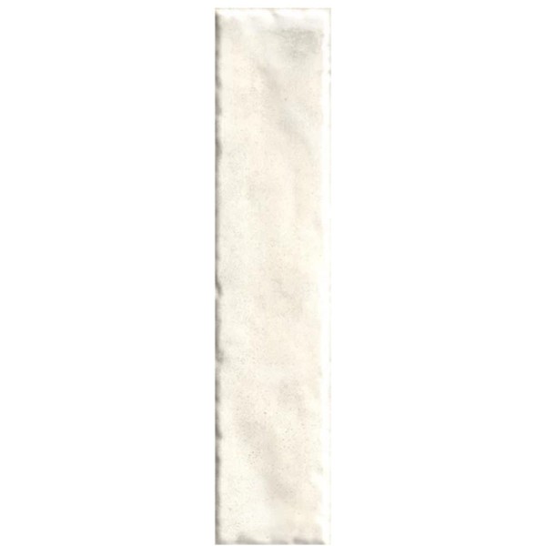 Paradyż Monpelli white mix cegiełka struktura połysk płytka ścienna 6,5x29,5 cm